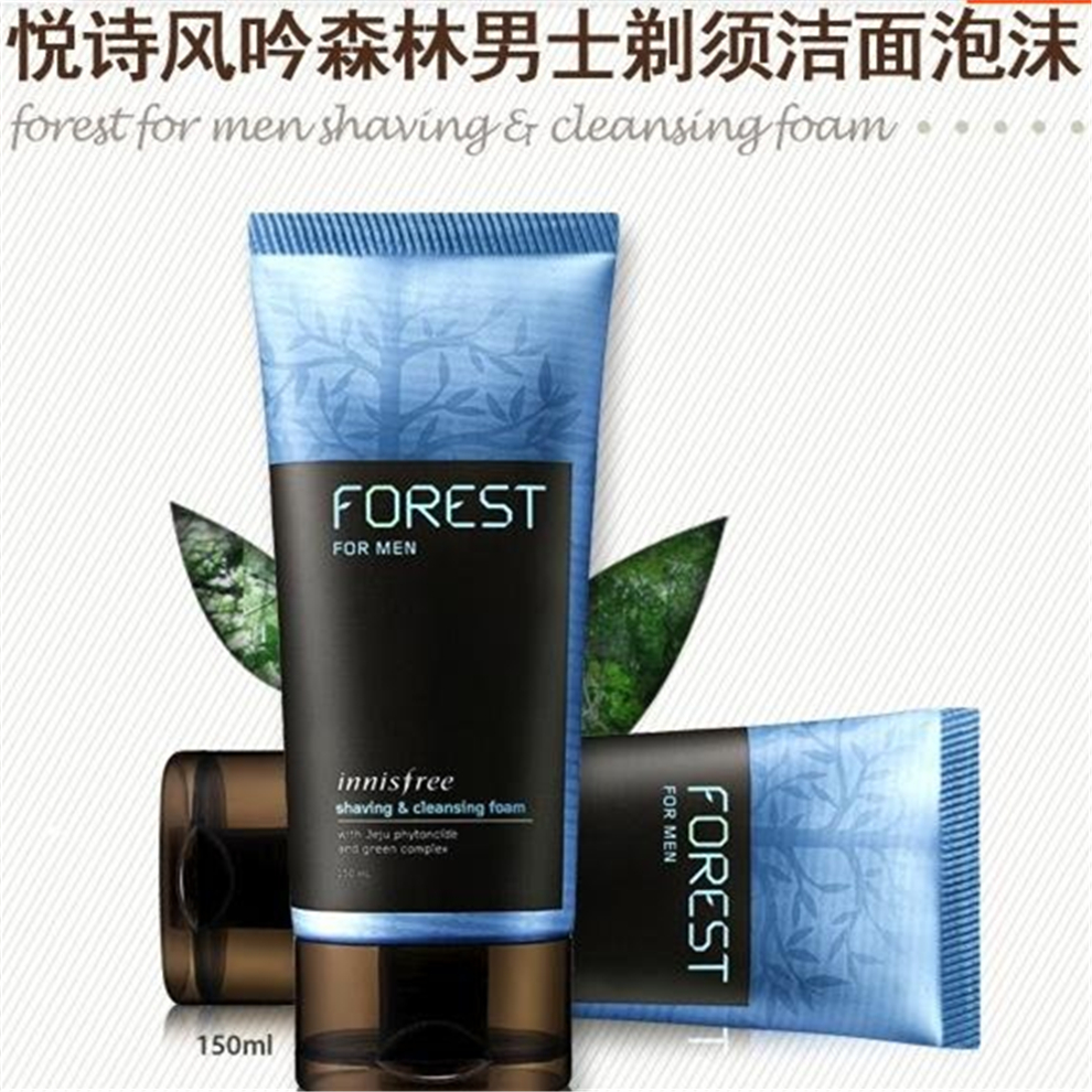 韩国悦诗风吟innisfree 悦诗风吟森林男士剃须洁面泡沫 150ml